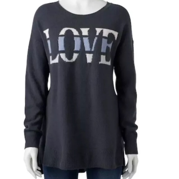 2/$30      $50 Lauren Conrad Love Knit Sweater - Picture 3 of 4